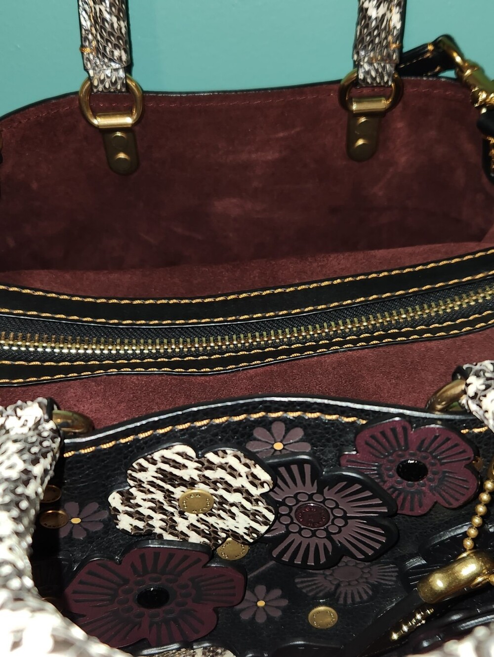 Coach Exotic Leather Rogue Bag - Picture 11 of 16
